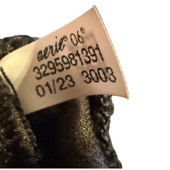 Aerie Velour Loungewear Tracksuit Set Women’s XL Cropped Zip Hoodie + Pants Grey - Picture 11 of 11